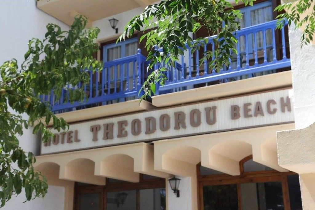 Theodorou Beach Hotel Apartments Psalidi  Exterior foto